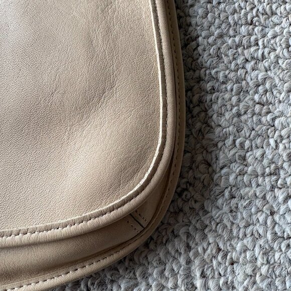 Vintage Coach 9135 Hippie Camel Leather Crossbody Y2K Preppy Classic - Picture 14 of 16